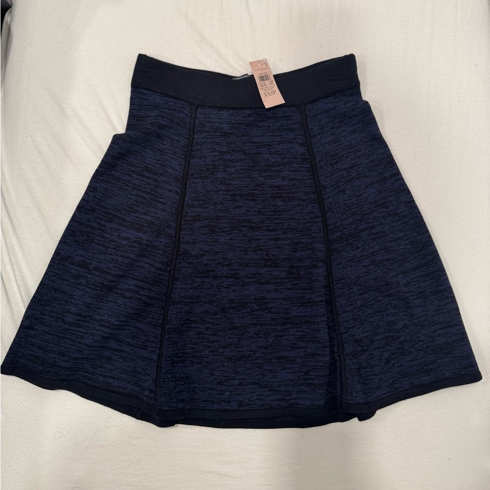 Ann Taylor Midnight Blue Mini Skirt